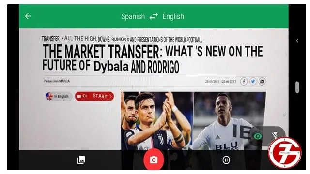 مترجم قوقل بالتصوير استخدام كاميرا ترجمة جوجل لترجمة الصور فوراً ومجاناً 3