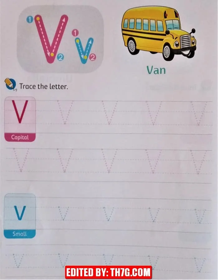 ورقة عمل لتعلم كتابة الحروف الإنجليزية كابيتال وسمول 22