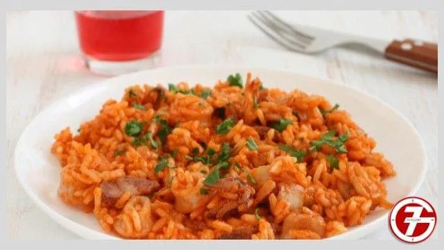 الأرز بالكريمة والسجق