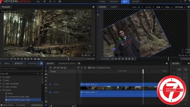2- برنامج Hitfilm Express لتعديل الفيديو مجاناً 