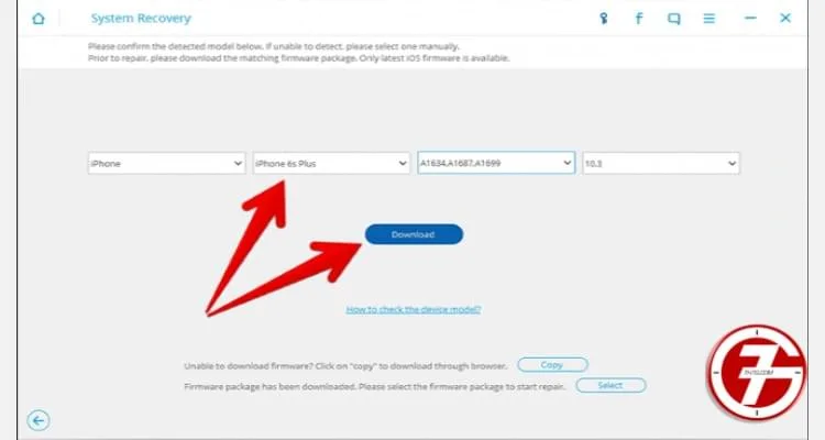 إصلاح مشكلة تعليق الايفون على شعار أبل "التفاحه" ببرنامج dr.fone 4