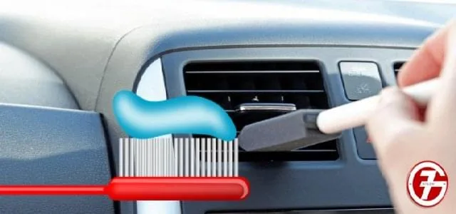 15- تعطير السيارات بمعجون الأسنان