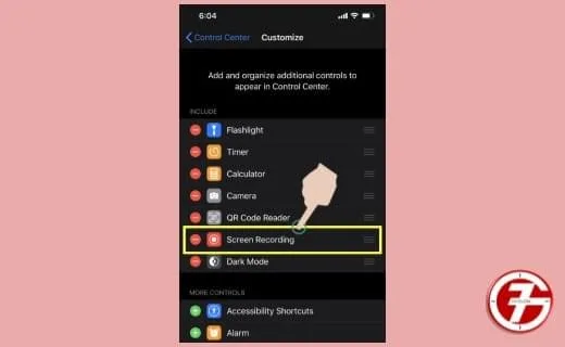 كيفية بث و تسجيل شاشة الايفون صوت وفيديو بدون برامج 2