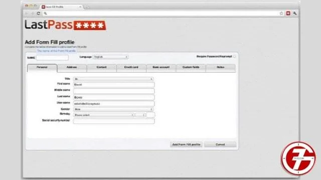5- إضافة LastPass المميزة لحفظ كلمات السر