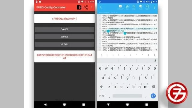 إعادة ترميز الإعدادات الجديدة ولصقها في ملف اللعبة