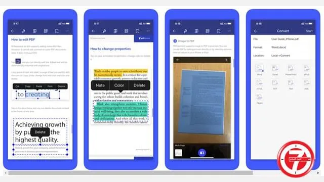 برنامج PDFelement لتعديل وتحويل PDF على الايفون