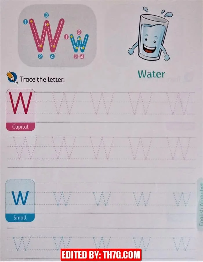 ورقة عمل لتعلم كتابة الحروف الإنجليزية كابيتال وسمول 23