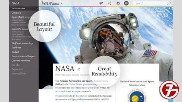 25- إضافة Wikiwand لتحسين مظهر موقع Wikipedia بشكل رائع