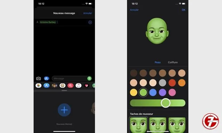 خطوات إنشاء MEMOJI الخاص بك