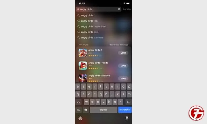 كيفية البحث باستخدام SPOTLIGHT
