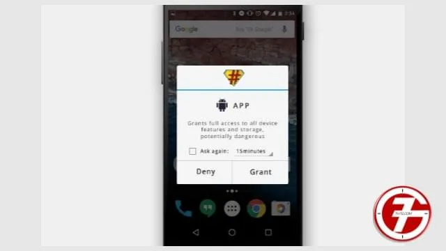 2- عمل روت للهاتف ببرنامج Supersu