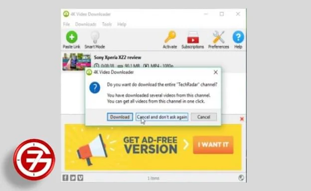 تحميل قناة يوتيوب كاملة ببرنامج 4K Video Downloader