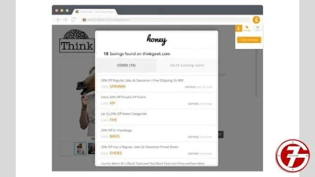 10- إضافة HONEY  أو "للحصول على خصومات الأسعار"