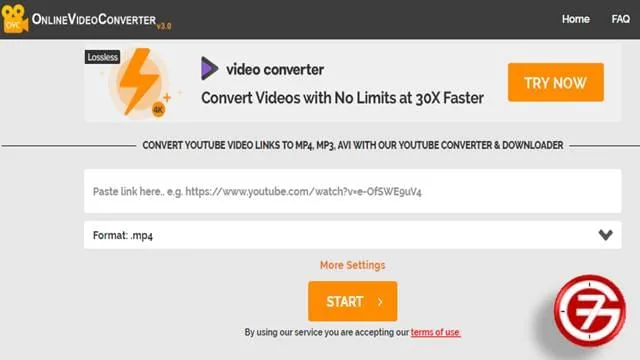 تحويل الفيديو من اليوتيوب أون لاين عن طريق Online Video Converter