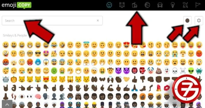 اختيار الإيموشن ولونه وحجمه من تصنيفات الموقع