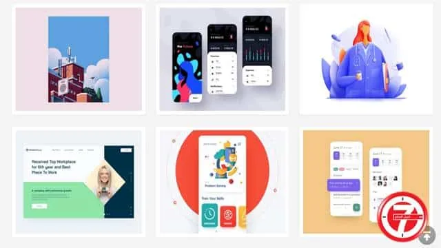 موقع Dribbble للمصممين والمحترفين