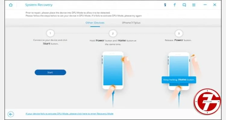 إصلاح مشكلة تعليق الايفون على شعار أبل "التفاحه" ببرنامج dr.fone 3