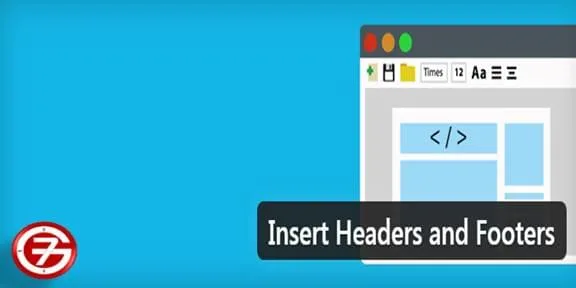 إضافة Insert Headers and Footers لإضافة الأكواد