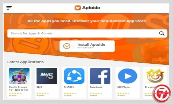 أفضل 5 مواقع تحميل apk وبدائل متجر جوجل بلاي الموقع الرابع