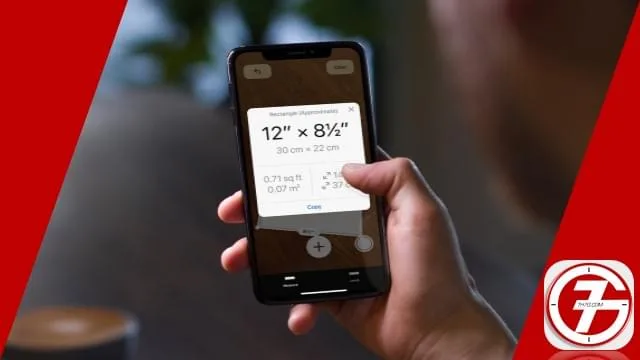 تطبيق القياس Measure في الايفون