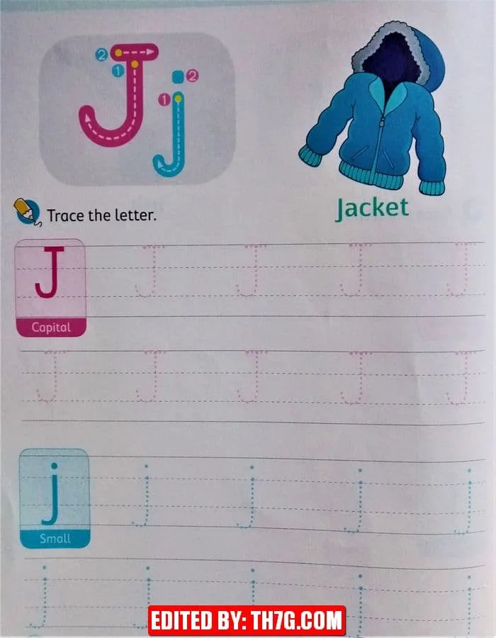 ورقة عمل لتعلم كتابة الحروف الإنجليزية كابيتال وسمول 10
