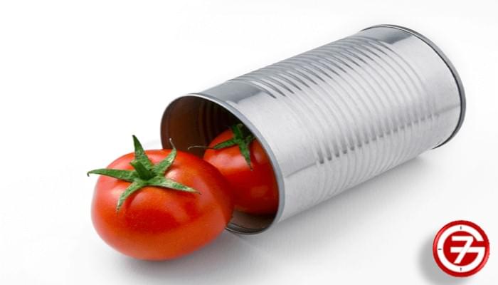 4- الأغذية المعلبة ، وخاصة الطماطم من مسببات السرطان