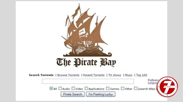 الموقع الأول: موقع التورنت العالمي  Pirate Bay 