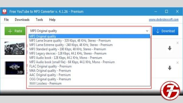 محول ام بي ثري مجاني لتحويل فيديوهات اليوتيوب الى Mp3
