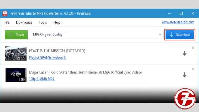 محول ام بي ثري مجاني لتحويل فيديوهات اليوتيوب الى Mp3