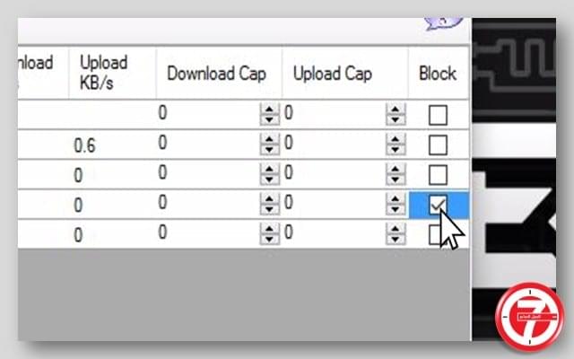 خطوات ايقاف الانترنت وتحديد سرعة النت للمستخدمين المتصلين بالراوتر ببرنامج selfishnet 6
