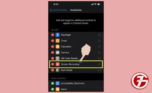كيفية بث و تسجيل شاشة الايفون صوت وفيديو بدون برامج 2